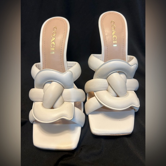 Coach Kellie Slip-On Square-Toe Mules size 8- New - Picture 7 of 11